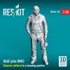 RESKIT RSF48-0102 USAF pilot WW2 (Summer uniform) in a standing position (3D Printed) (1/48)